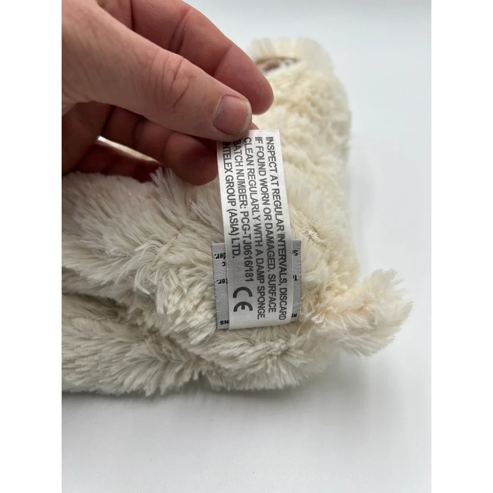 Warmies Microwaveable‎ Plush Puppy Dog Cream Brown Weighted Lavender Scented 10